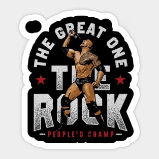 The Rock The Great One Sticker